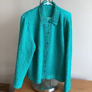 Elegant Teal Top/Jacket